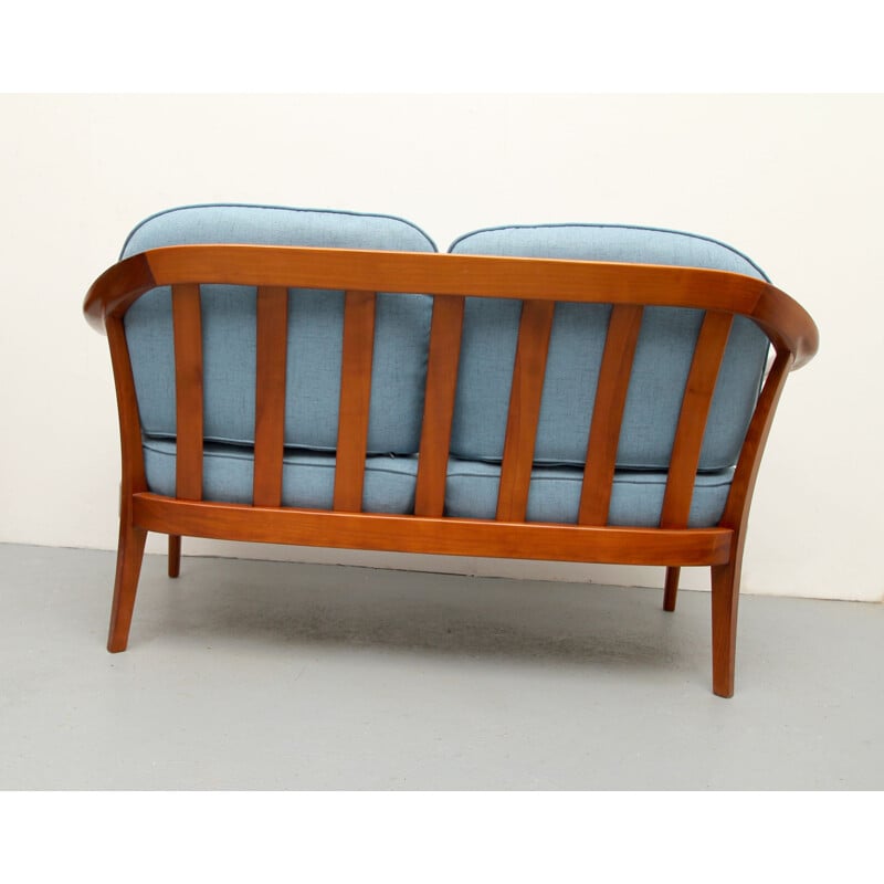 Vintage 2-Sitzer-Sofa aus Kirschholz von Wilhelm Knoll, 1960