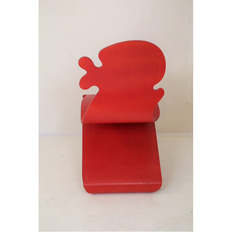 Vintage Pantonic chair by Verner Panton for Studio Hag, Denmark 1992