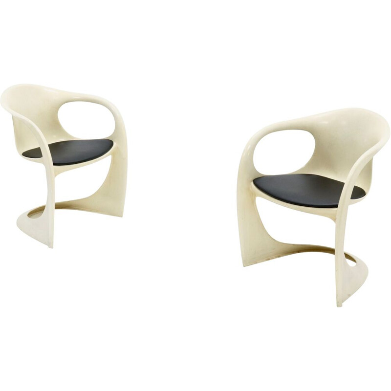 Pair of vintage Casalino chairs by Alexander Begge for Casala, 1974