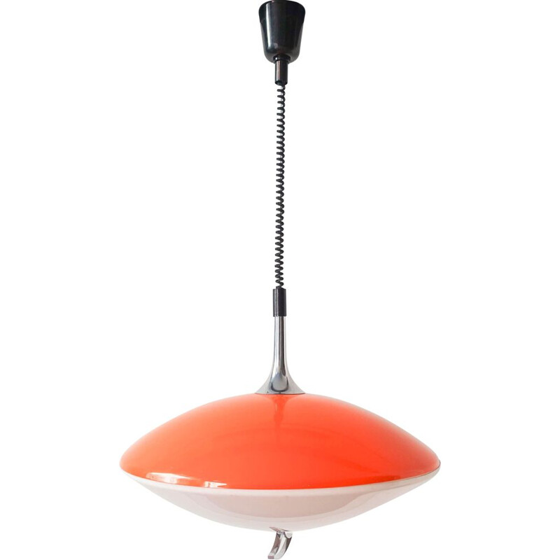 Vintage Space Age Ufo pendant lamp, Italy 1970s