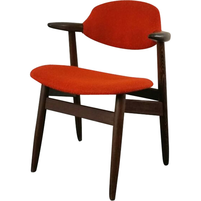Tijsseling Nijkerk "Cowhorn" chair in wenge - 1950s