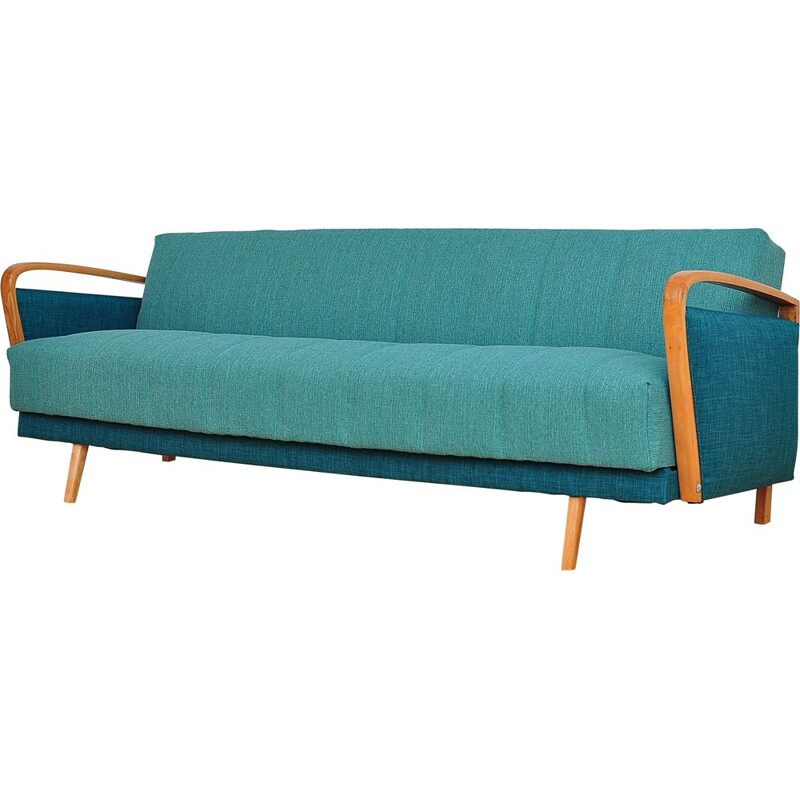 Mid-century folding 3-seater sofa, 1960s