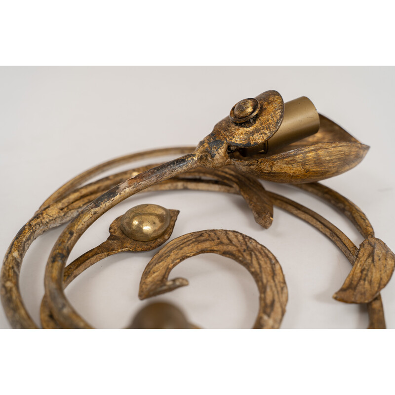 Appliques vintage en bronze et fer