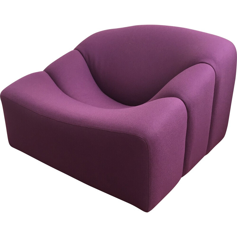 Artifort purple "ABCD" armchair, Pierre PAULIN - 1960s