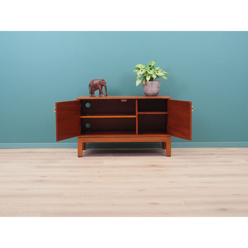 Mahogany vintage Danish highboard by Christian Hvidt for Søborg Møbler, 1970s