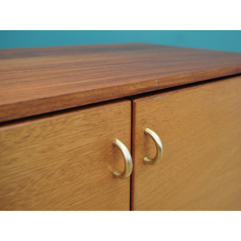 Mahogany vintage Danish highboard by Christian Hvidt for Søborg Møbler, 1970s