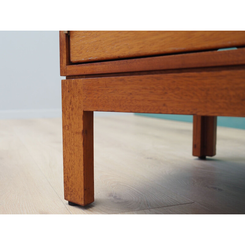 Mahogany vintage Danish highboard by Christian Hvidt for Søborg Møbler, 1970s