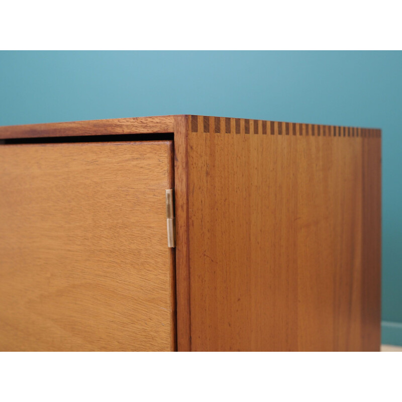 Mahogany vintage Danish highboard by Christian Hvidt for Søborg Møbler, 1970s