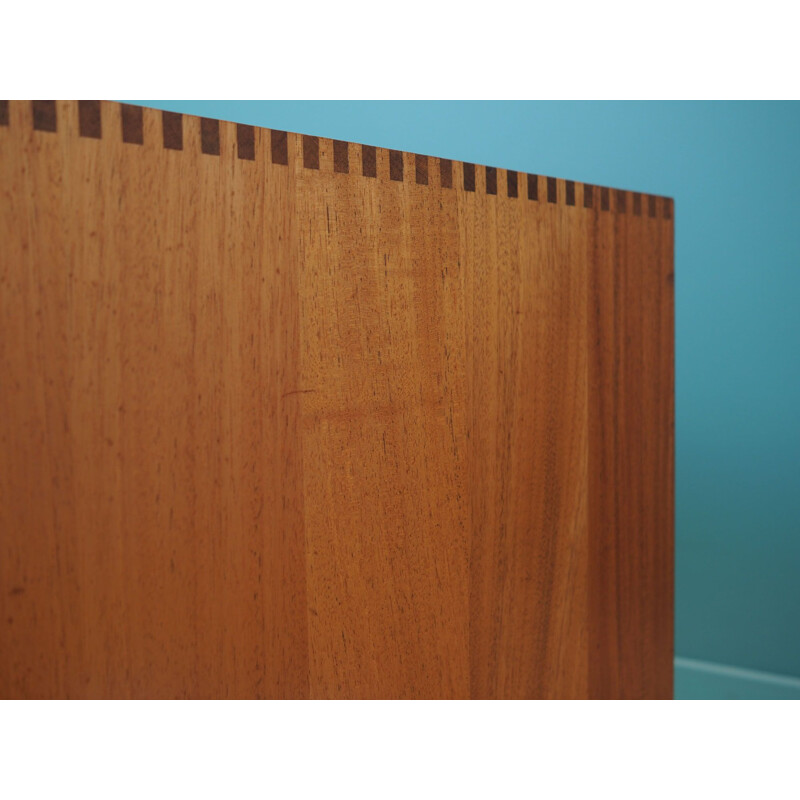 Mahogany vintage Danish highboard by Christian Hvidt for Søborg Møbler, 1970s