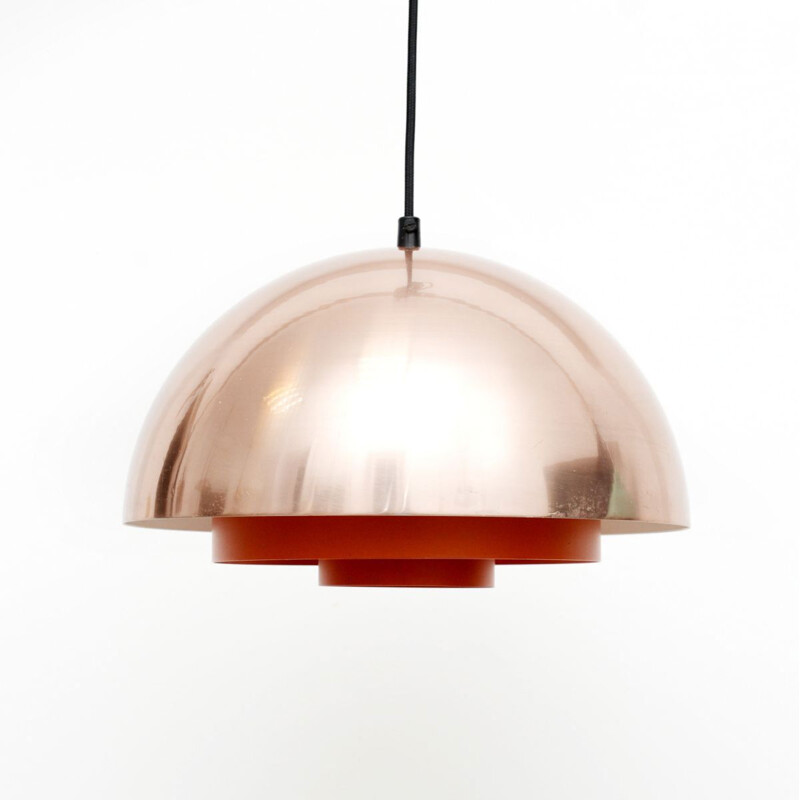 Vintage Milieu pendant lamp by JO Hammerborg, Denmark 1970s