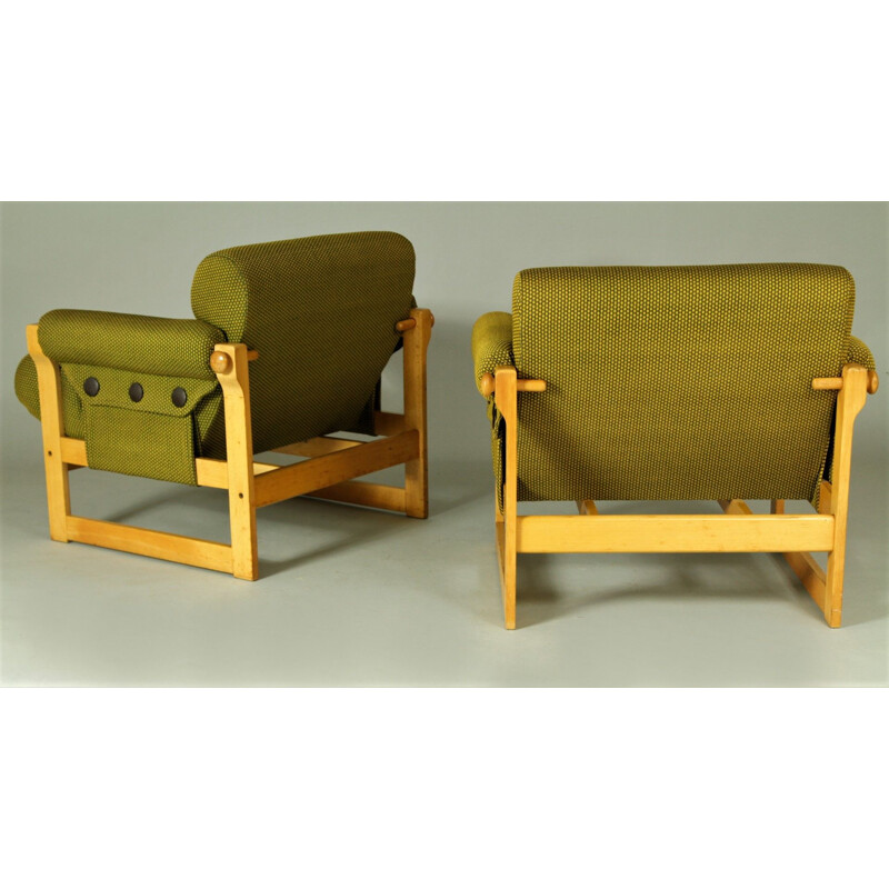 Pair of vintage armchairs by Hikor for Ikea, 1970s