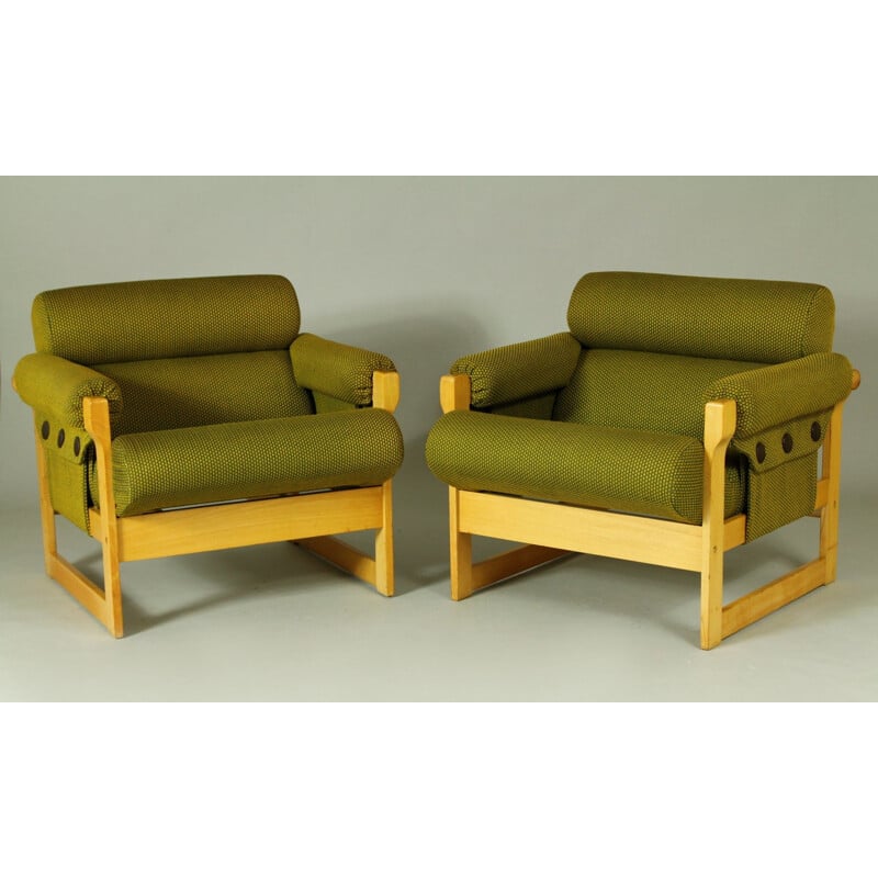 Paire de fauteuils vintage par Hikor pour Ikea, 1970