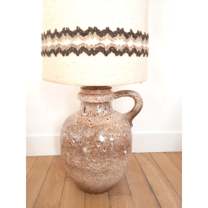 Lampe vintage en céramique, 1970