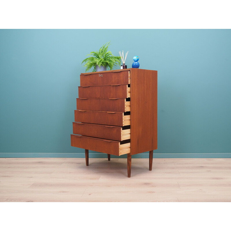 Vintage chest of drawers in teak Danish 1970s