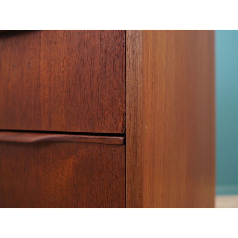 Vintage chest of drawers in teak Danish 1970s