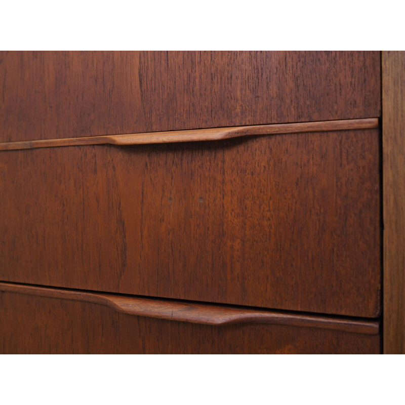 Vintage chest of drawers in teak Danish 1970s
