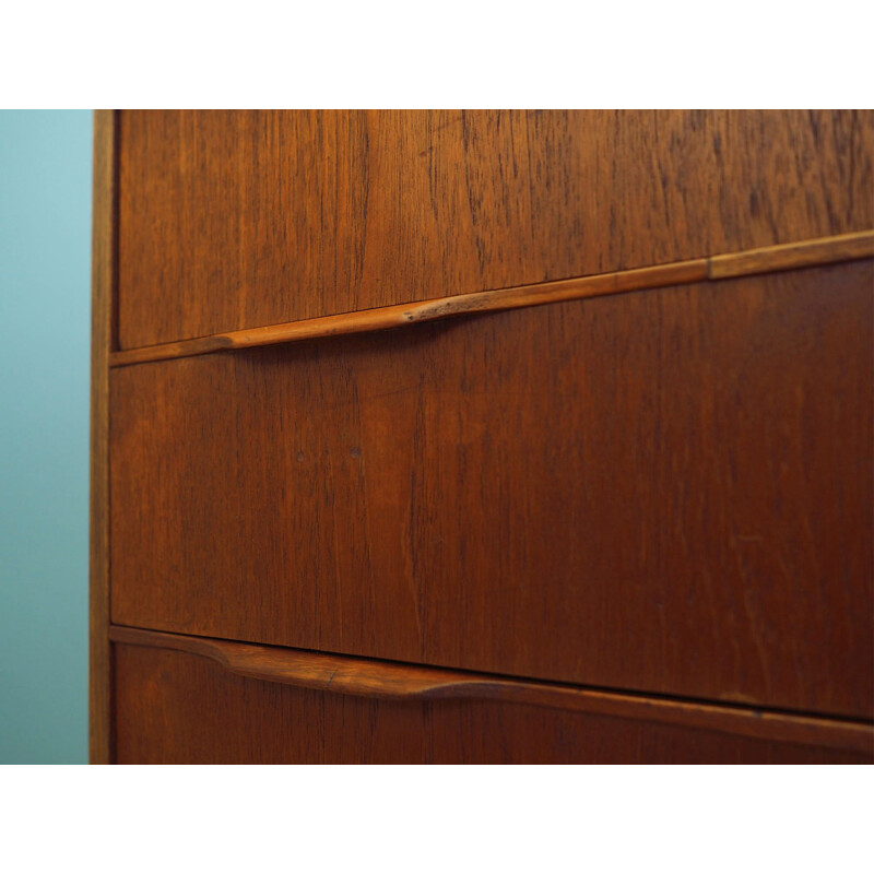 Vintage chest of drawers in teak Danish 1970s