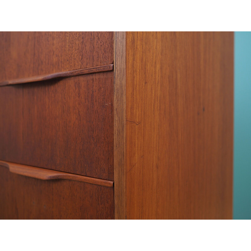 Vintage chest of drawers in teak Danish 1970s