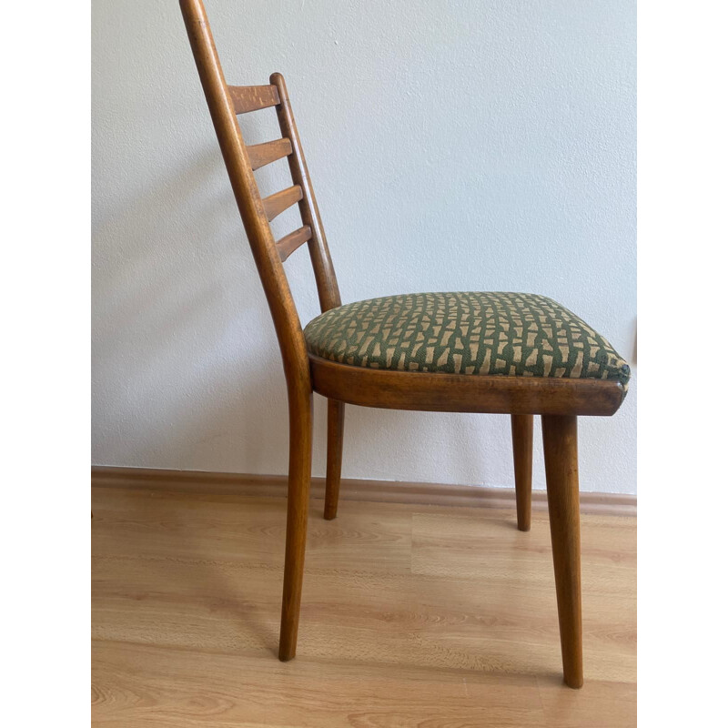 Set of 4 vintage Ton chairs, 1960s