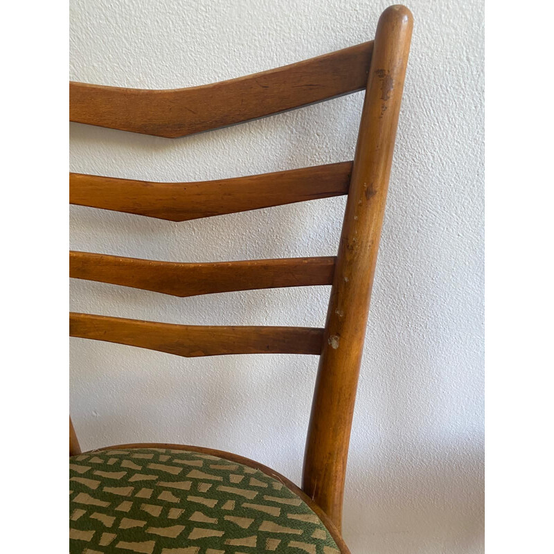 Set of 4 vintage Ton chairs, 1960s