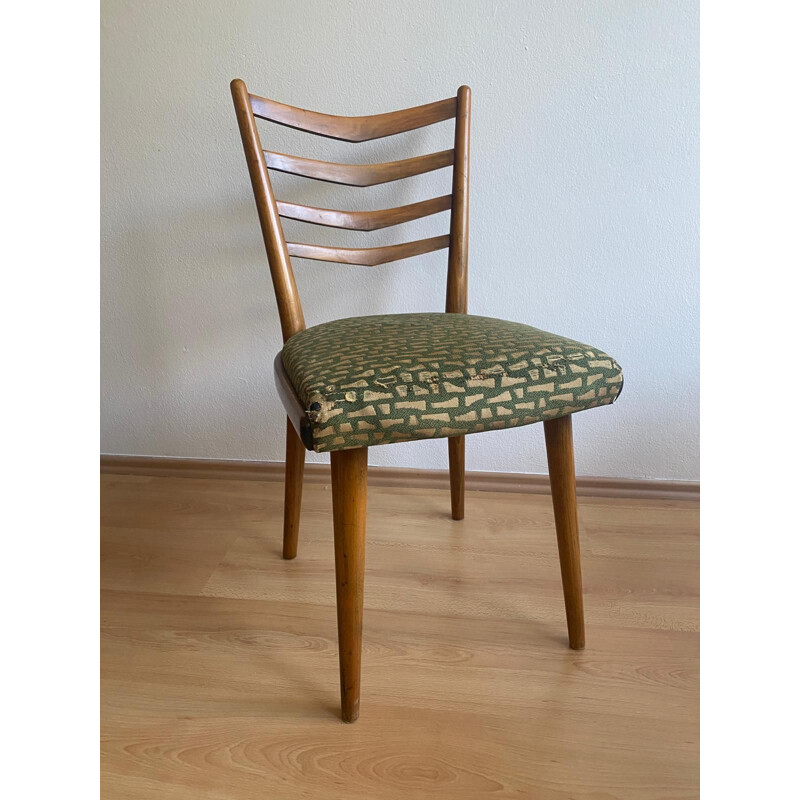 Set of 4 vintage Ton chairs, 1960s