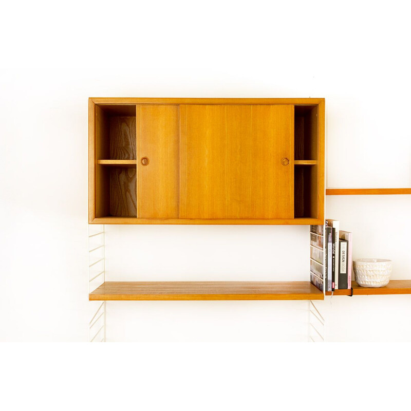 Vintage String wall unit by Nisse & Kajsa Strinning for String Ab, Sweden 1960s