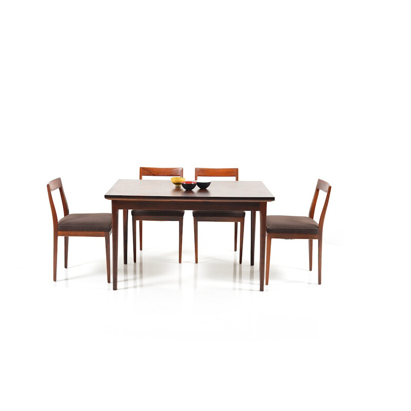 Luebke rosewood dining set - 1960s