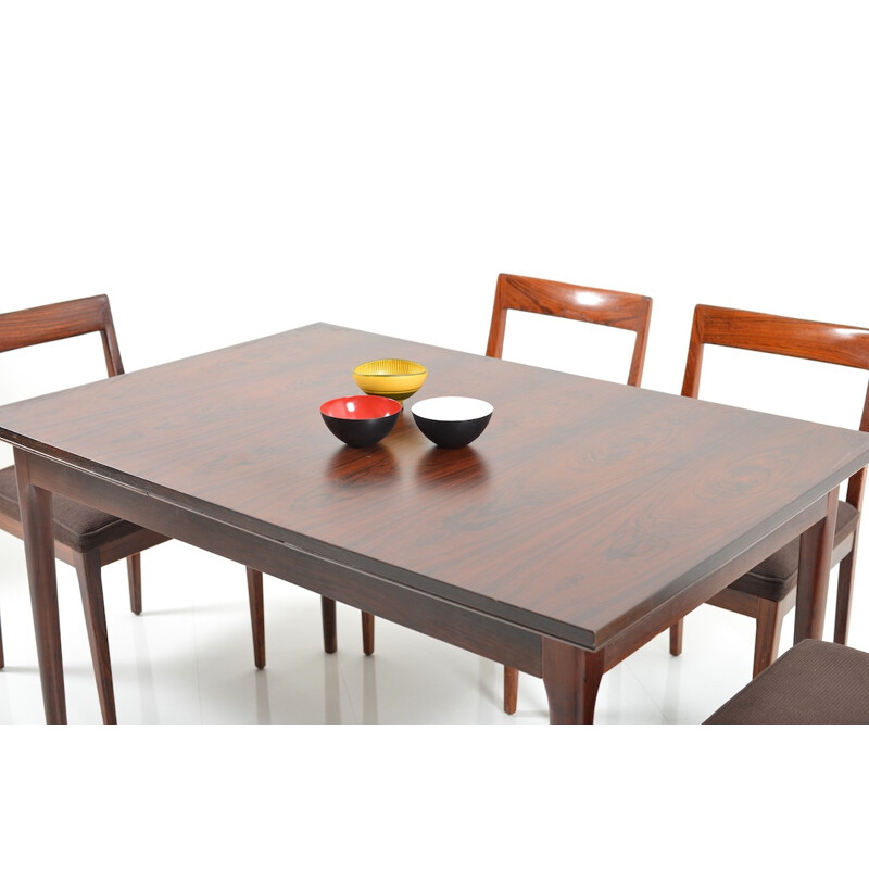 Luebke rosewood dining set - 1960s