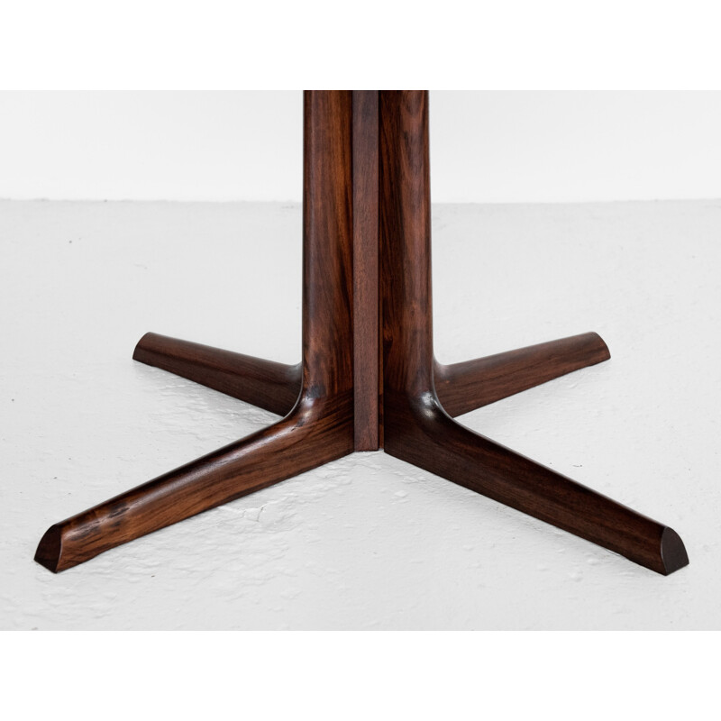 Mid century Danish round dining table in rosewood, 1960s