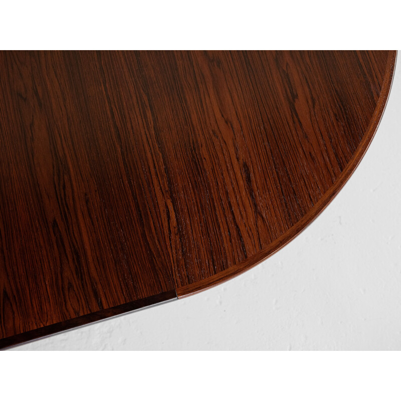 Mid century Danish round dining table in rosewood, 1960s
