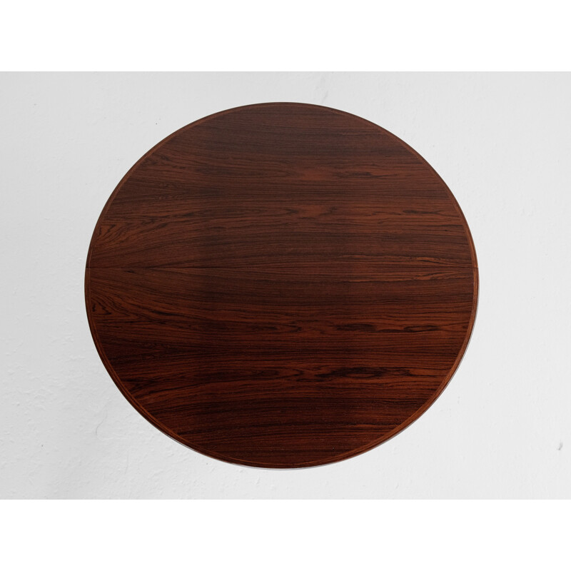 Mid century Danish round dining table in rosewood, 1960s