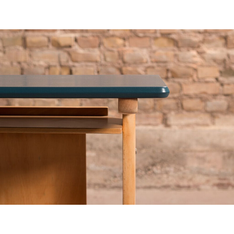 Casala vintage double desk in solid beechwood, 1960