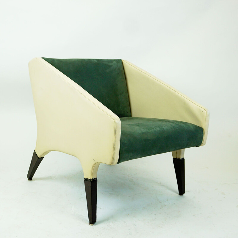 Italian mid century Parco dei Principi armchair by Gio Ponti for Cassina, 1964