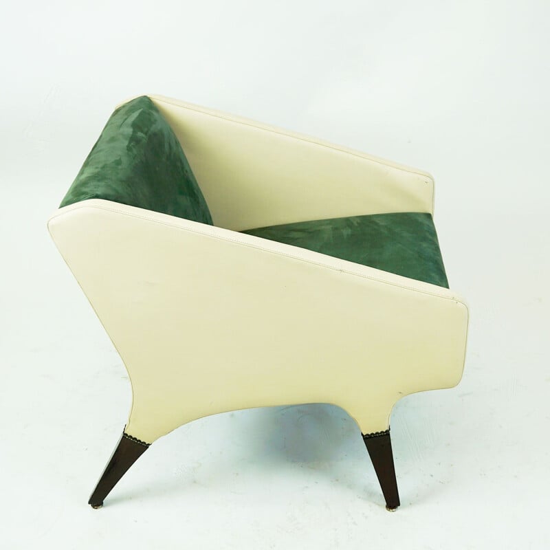 Italian mid century Parco dei Principi armchair by Gio Ponti for Cassina, 1964