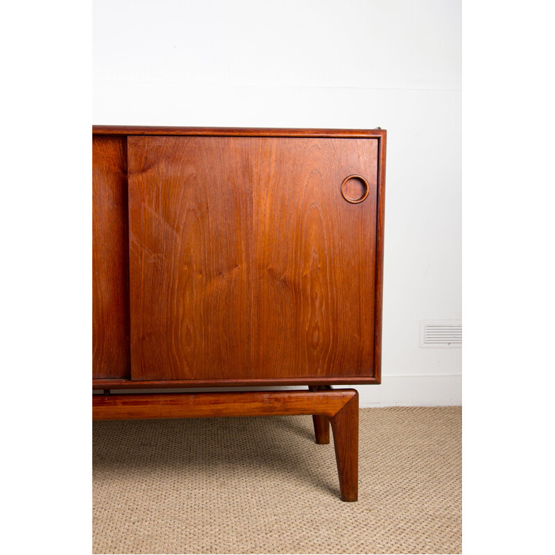 Vintage Danish teak sideboard by Arne Hovmand-Olsen for Mogens Kold, 1960