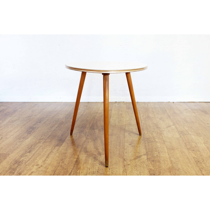 Vintage tripod formica side table