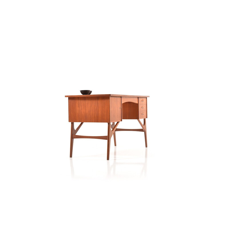 Bureau vintage danois en teck - 1950