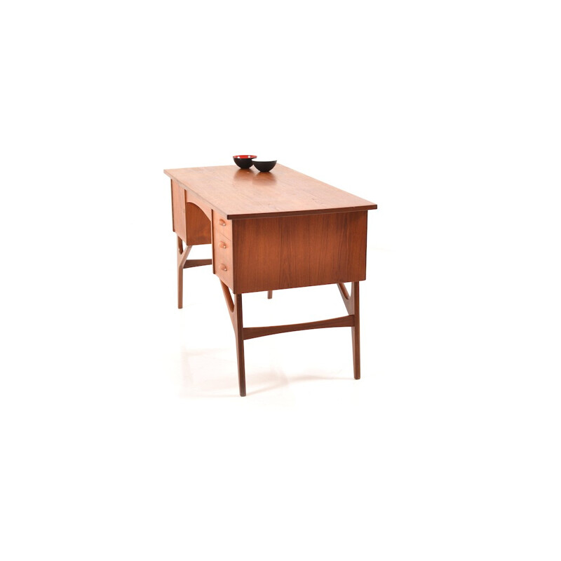 Mid century Danish organic desk in teak - 1950s