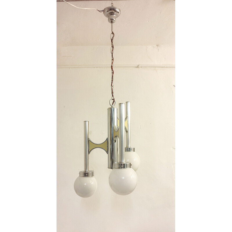 Vintage hanglamp van Sciolari, Italië 1970