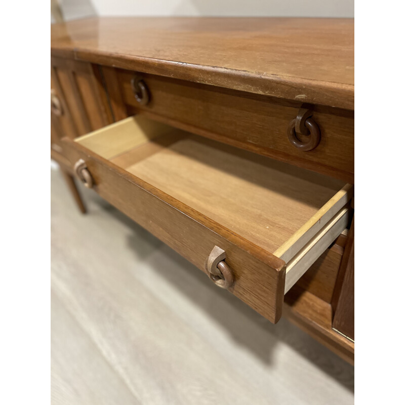 Credenza scandinava vintage in teak, 1960