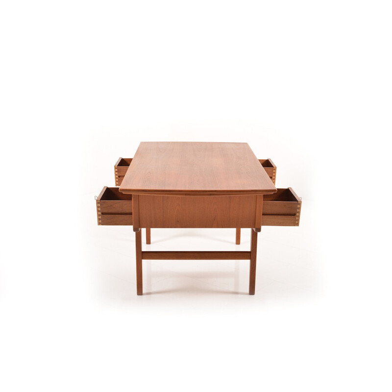 Bureau danois extensible en teck - 1960