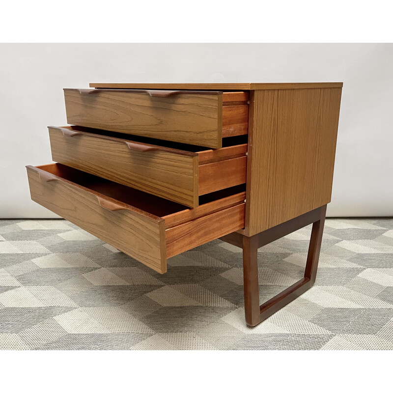 Vintage chest of drawers with 3 drawers by Europa, 1970s