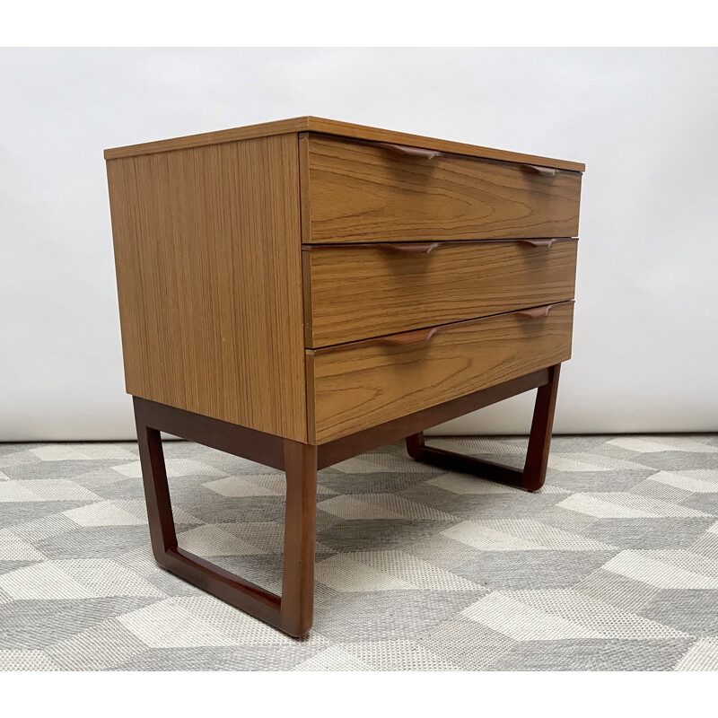 Vintage chest of drawers with 3 drawers by Europa, 1970s