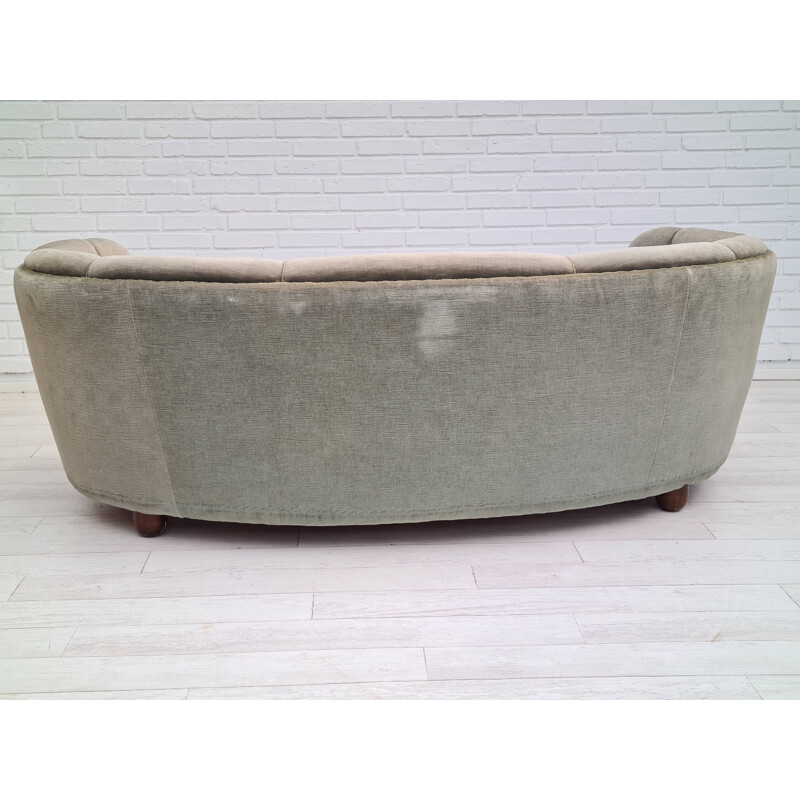 Mid-century Danish curved backed sofa, 1950