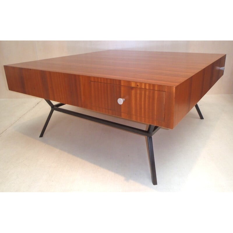 Table basse vintage, Jacques DUMOND - années 60