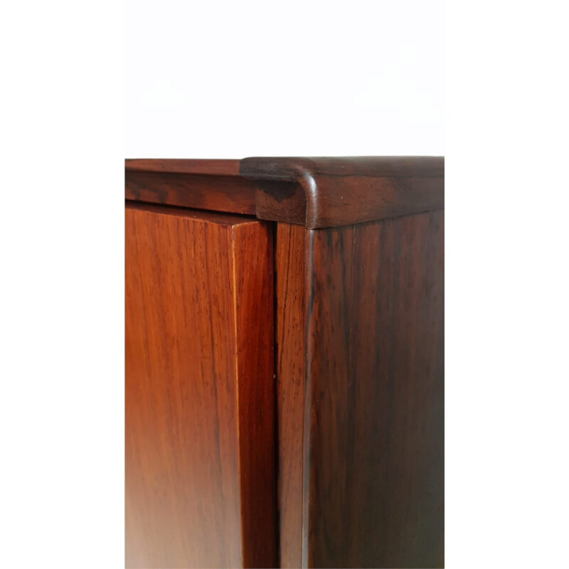 Teak and rosewood vintage highboard by Marten Franckena for Fristho, 1962