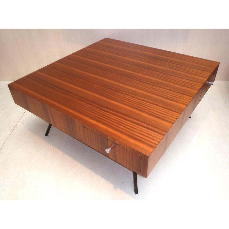 Vintage coffee table, Jacques DUMOND - 1960s