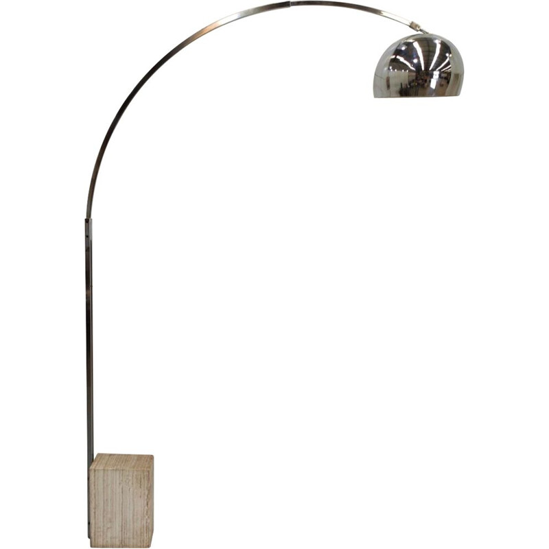 Vintage arc floor lamp, Italy 1970s