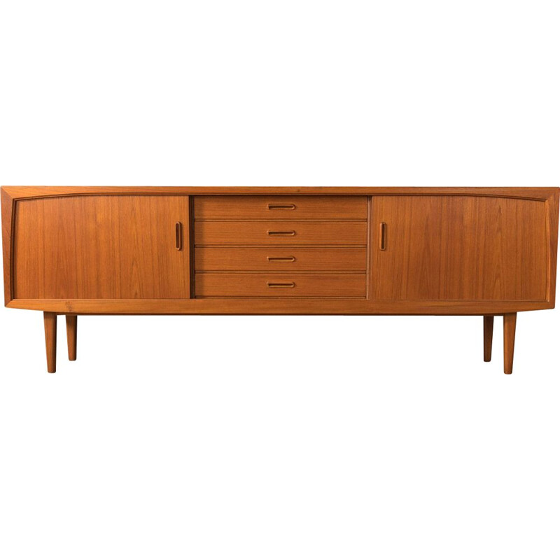 Vintage sideboard with four drawers and two sliding doors by Bartels, Germany 1960s