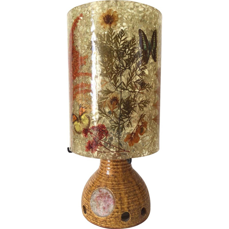 lampe vintage en céramique